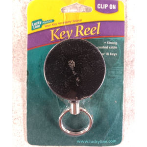 Clip On Key Reel Lucky Time Holds up to 10 oz or 18 Keys